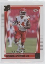 2021 Panini Clearly Donruss Rated Rookie Gold Cornell Powell #89 0t0c