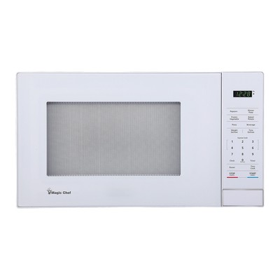 Magic Chef 1.1-Cu. Ft. 1000W Digital Touch Countertop Microwave White (MC110MW)