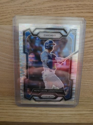 #ad 2024 PETE CROW ARMSTRONG # 499 Panini Prizm Silver Pulsar Prizm CARD 203 $19.00