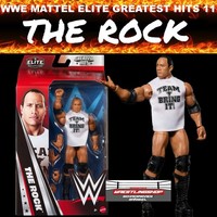 WWE Mattel Elite Greatest Hits Serie 11 THE Rock Wrestling Figur RAW Legends WWF