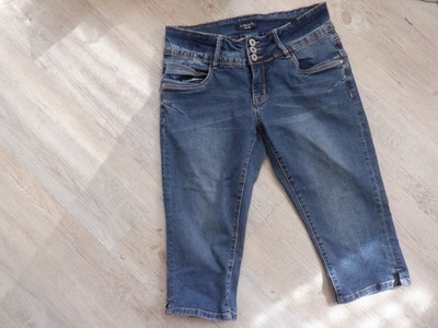 neuwertig Jeans Bermuda von Sublevel blau gr. M Stretch sehr guter Zustand