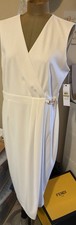 Calvin Klein White Dress Sz 14 New Retail $134