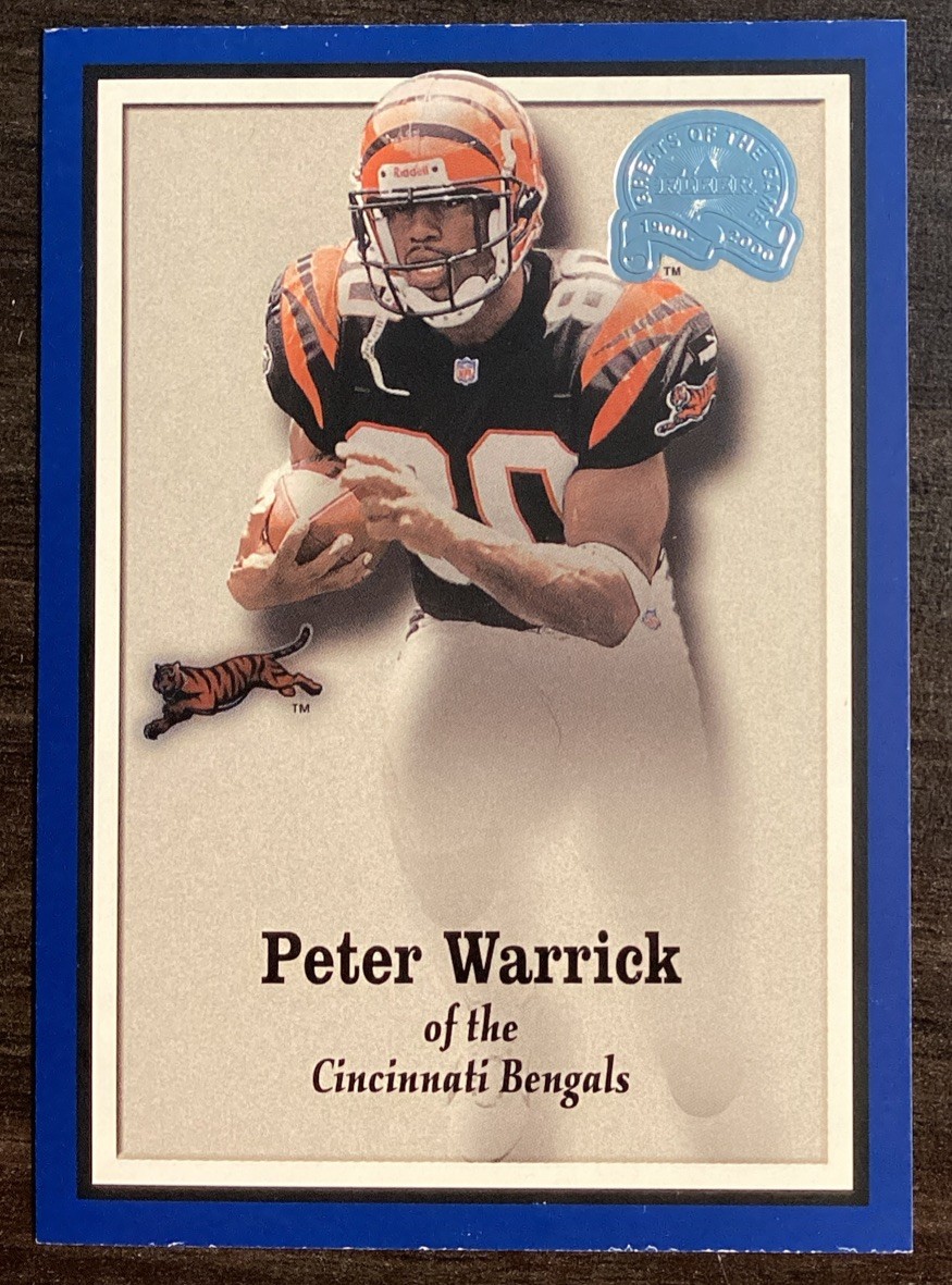 Peter Warrick Fleer Greats of the Game #101 Base