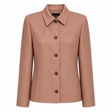 Jones New York Quiet Luxury Tweed Blazer Jacket Women Size 6 Old Money Preppy