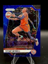 2024 NBA Panini WNBA No. 57 Tiffany Mitchell Blue Laser Prizm