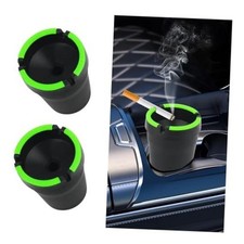 2PCS Cute Ashtray for Car,Multifunctional Car Ashtrays for Cup Holder Black