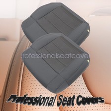For 2008-2010 Jeep Wrangler Rubicon Driver Passenger Bottom Seat Cover Gray
