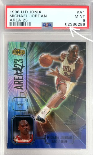 Michael Jordan #A1 1998 Upper Deck Ionix Area 23 card