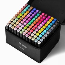 ATOPSTAR 120 Colors Alcohol Markers Artist Drawing Art Markers for Kids Dual ...