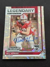 2025 Panini NIL Legendary Contenders Will Howard Cracked Ice Autograph /25