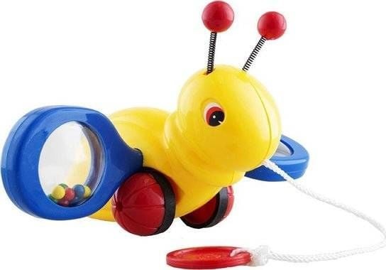 Abeja Ocupada Tirar Juguete Con Alas Móviles, Sonajeros Y Sonido De Canto
