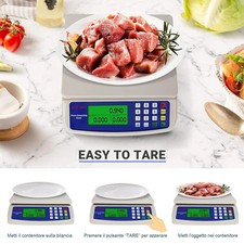 30KG /1G Electronic Scale High-Precision LCD Digital Scale Kitchen Weighing Plat