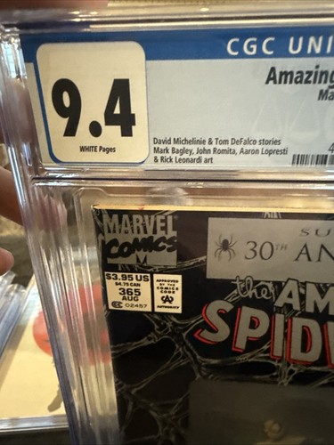 INCREÍBLE QUIOSCO SPIDER-MAN 365 RARO CGC 9.4 ¡PRIMERA APLICACIÓN DE SPIDER-MAN 2099! - Imagen 2 de 11
