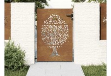 Cancello su misura in lamiera/ferro con incisione taglio laser  ( ☎ 3317666922)