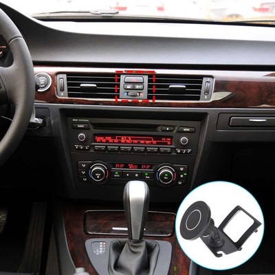 For BMW 3 Series M3 E90 E91 E92 E93 360-Degree Rotary Cell Phone Holder Black