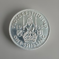 Great Britain- King George VI - One Shilling Coin From 1945 - Scottish Version