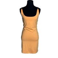 Forever 21 melon orange bodycon mini dress size medium