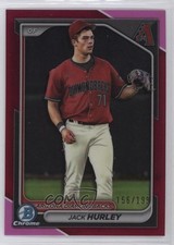 2024 Bowman Chrome Prospects Fuchsia Refractor 156/199 Jack Hurley #BCP-104 14md