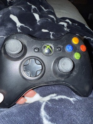 Xbox 360 Wireless Controller   Original Black Edition Non Tested