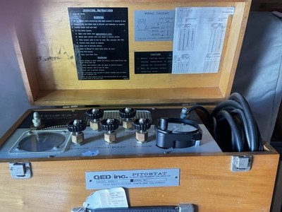 QED/Inc. PITOSTAT FLIGHT INSTRUMENT CALIBRATOR MODEL 6000-1 Serial #1750
