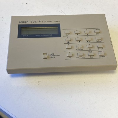 Omron S3D-P   Einstelleinheit / Programmiergerät für S3D-Serie   Gebraucht