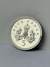 1991 5p Pence Uncirculated Coin Five Pence Brilliant Uncirc Bunc Bu Date Run