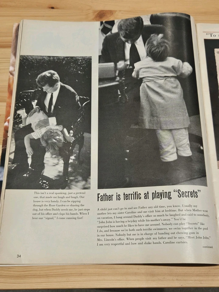 Look Magazine December 3rd 1963 President and His Son Kennedy JFK US news GD+ - Image 3 of 4