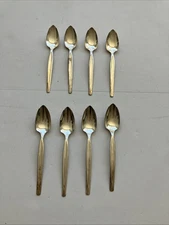 WM Rogers Mfg Co. Grapefruit Spoon Serrated Tip Silver Plate Vintage Set Of 8