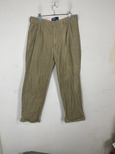 Polo Ralph Lauren Mens Pants 35x30 Corduroy Pleated Khaki Hammond