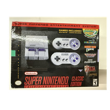 Nintendo SNES Classic Edition Mini Console Gray HDMI 720p Preloaded Games