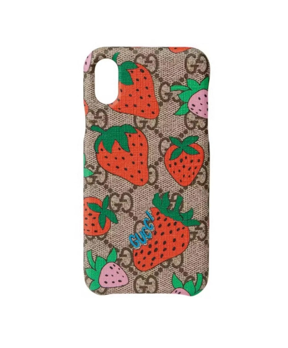 iPhoneアクセサリー GUCCI Strawberry GG iPhone Case Gucci Cases for Apple iPhone XS for sale | eBay
