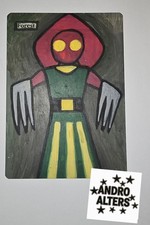 Forest Altered Art Hand Painted MTG Magic the Gathering Flatwoods Monster Glitch