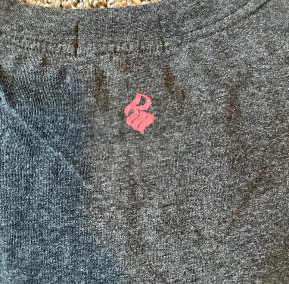 Camiseta gris vintage Rocawear manga larga para hombre talla XL Foto 4 de 4