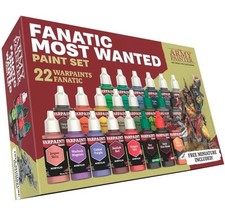 The Army Painter BNIB Warpaints Fanatic Most Wanted Paint Set