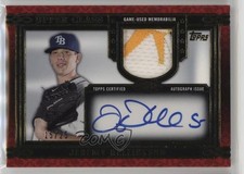 2014 Topps Upper Class Auto Relics 15/25 Jeremy Hellickson #UCAR-JH Auto 8we