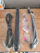 10 Outlet Rack Mount Power Strip 125V/16 Amp & 75° Cable Lacing Bars W/2" Offset