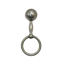 Tiffany & Co. Sterling Silver Vintage Teether Baseball Baby Rattle