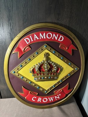 Diamond Crown Cigar Plaque Wall Hanging
