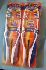 12 Aquafresh Max Active Toothbrushs Med. Bristle Flex Neck Vintage 2002 45520071