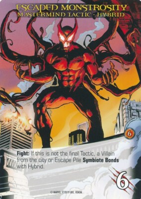 HYBRID Upper Deck Marvel Legendary VENOM Mastermind Tactic ESCAPED MONSTROSITY