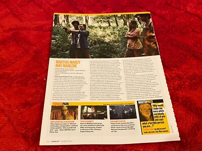 PEEP11 ARTICLE/REVIEW & PICTURE 12x9'' MARTHA MARCY MAY MARLENE CINEMA MOVIE