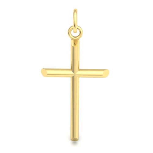14k Gold Religious Pendant Gift For Him Her Solid 10k 18k Cross - Picture 1 of 24