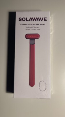 BRAND NEW {sealed} Solawave 4 in 1 Red Led light therapy wand PINK color