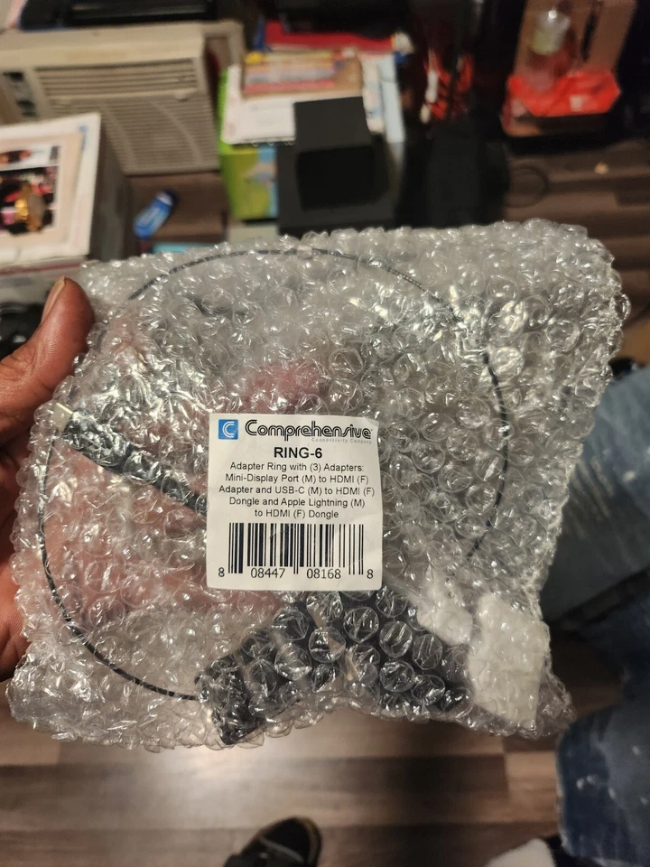 Comprehensive Computer Adapter Ring with 3 Adapters (Mini-DisplayPort, HDMI, USB - Image 2 of 2