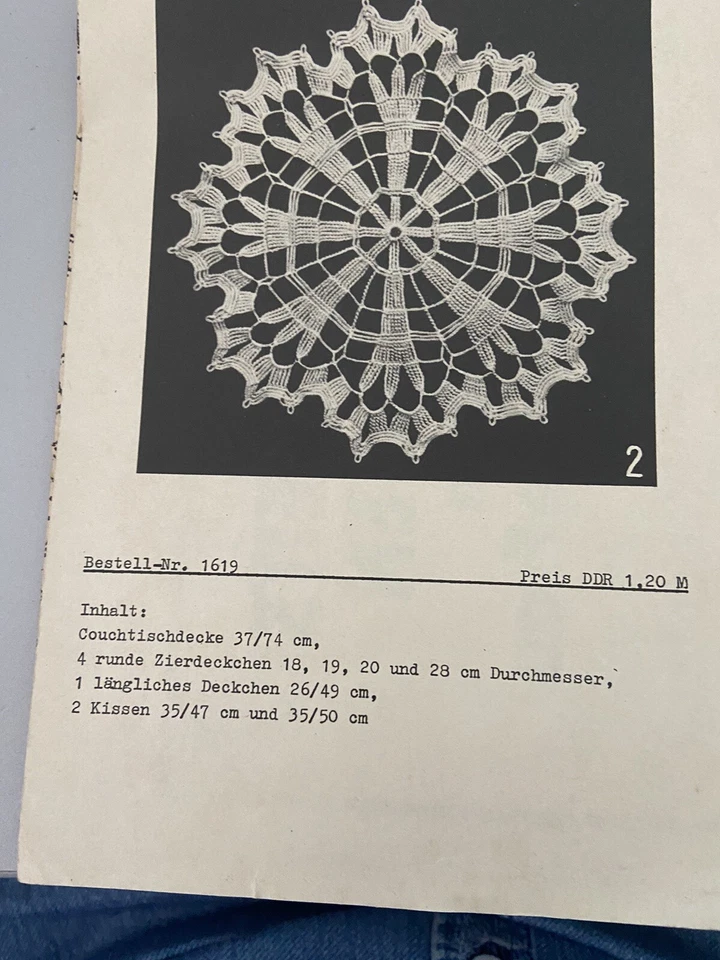 4 DDR Hefte Häkeln verschiedene Größen und Muster Hobbyauflösung(K40) - Bild 3 von 4