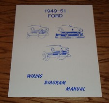 Ford 1949 1950 1951 Car Wiring Diagram Manual For Sale Online Ebay