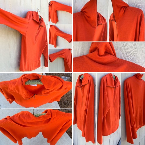 Vintage Mondi Made In W Germany Top W/ Zipper Pullover 42 80s 1980s Acrylic/Wool - Picture 4 of 12