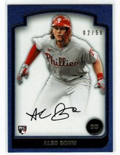 2021 BOWMAN THROUGH THE YEARS VARIATION ALEX BOHM RC 02/50 PHILADELPHIA PHILLIES