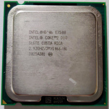 Intel Core 2 Duo E7500 2.93GHz Dual-Core Processor SLGTE LGA775