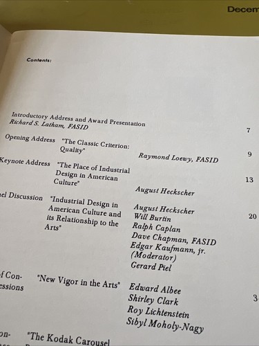 Selten! Raymond Loewy 1962 Industrial Design Arts Magazine Directory - Bild 4 von 14